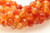 Carnelian, Agate, Mix, Heated, Faceted Diamond Shape, 8mm, One Strand
