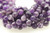 Amethyst, Chevron, Natural, Faceted Round, 8mm
