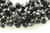 Tourmaline, Black, Natural, Faceted Off Round, 8mm, One Strand