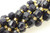 Goldstone, Blue, Glass, Dyed, Faceted Off Round, 6mm, One Strand