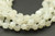 Moonstone, White, Natural, Faceted Off Round, 6mm, One Strand