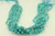 Amazonite, Natural, Faceted Off Round, 6mm, One Strand