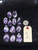 Amethyst, Chevron, Cabochons, Pick Lot You Like, 100 Grams