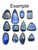 Blue Labradorite, Natural, Cabochons