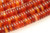 6x2mm, Carnelian Agate, Heated, Rondelle Disk