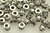TUBE, Scroll Pattern, 5x5mm, Antique Silver Plated (metal alloy), approx 48 per bag