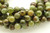 Garnet, Green, Natural, Smooth Round, 8mm, One Strand