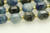 Kyanite, Natural, Faceted Off Round, 8mm, One Strand