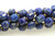 Lapis, Natural, Faceted Off Round, 10mm, One Strand