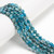 Apatite, Natural, Faceted Coin, 6mm, One Strand