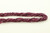 Ruby, Heated, Faceted Coin, 4mm, One Strand