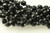 Tourmaline, Black, Natural, Faceted Off Round, 6mm, One Strand