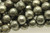 Pyrite, Natural, Faceted Round 4mm Strand