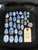 Blue Opal, Pendants, Pick Lot You Like, 100 Grams