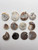 Shell, Fossilized, Pendants, 100 Gram Lot, Assorted Shapes & Sizes