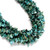 Turquoise, Chip sizes 7x3mm, One 32in Strand