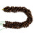 Garnet, Brown, Natural, Smooth Round, 10mm, One Strand