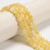 Yellow Selenite, Natural, Smooth Round, One 8mm Strand