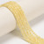 Yellow Selenite, Natural, Smooth Round, One 4mm Strand
