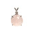 Rose Quartz, Enhanced, Round, Pendant with Crystal, 26x16mm