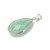 Amazonite, Russian, Faceted, Natural, Drop Pendant, 36x20mm
