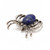 Lapis, Natural, Spider, One Pendant, 35mm