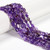 Amethyst, Dark, Smooth, Nuggets, Varied Sizes, One 8-10mm Strand