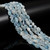Aquamarine, Heated, Smooth, Nuggets, Varied Sizes, One 8-10mm Strand