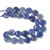 Aventurine, Blue, Quartz, Natural, Smooth Coin, One 15mm Strand