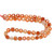 Carnelian Agate, Mix, Heated, Fancy Faceted Cube Beads, One 6mm Strand 