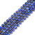Lapis, Natural, Fancy Faceted Cube Beads, One 6mm Strand