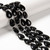 Obsidian, Black, Natural, Smooth, Teardrop , One 13x18mm Strand 