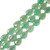 Aventurine, Green, Natural, Smooth, Teardrop , One 13x18mm Strand
