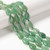 Aventurine, Green, Natural, Smooth, Teardrop , One 13x18mm Strand
