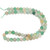 Agate, Green Sakura Flower, Natural, Smooth Round, 6mm