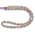 Amethyst, Light, Natural, Faceted Rice Beads, One 6x8mm Strand