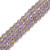 Amethyst, Light, Natural, Faceted Rice Beads, One 6x8mm Strand