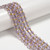 Amethyst, Light, Natural, Faceted Rice Beads, One 6x8mm Strand