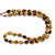 Tiger Eye, Natural, Faceted Rice Beads, One 6x8mm Strand