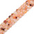 Red Hematoid, Quartz, Natural, Faceted Rice Beads, One 8x6mm Strand