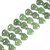 Aventurine, Green, Natural, Puffy Heart, One 20mm Strand
