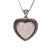 Rose Quartz, Enhanced, Heart Studded, One Pendant, 35x25mm
