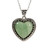Aventurine, Quartz, Green, Natural, Heart Studded, One Pendant, 35x25mm
