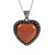 Glass, Goldstone, Heart Studded, One Pendant, 35x25mm