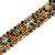 Ocean Jasper, Natural, Faceted Rice Beads, One 6x8mm Strand