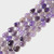 Amethyst, Natural, Smooth, Teardrop , One 13x18mm Strand