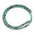 Turquoise, Chinese, Stabilized, Smooth Barrel, One 5x7mm Strand 