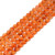 Carnelian, Heated, Puffy Heart, One 10mm Strand