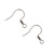 Ear Wires, 18mm, 22 gauge, Stainless Steel, 100 PCS