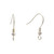 Ear Wires, 15mm, 23 gauge, Sterling Silver, 3 pairs